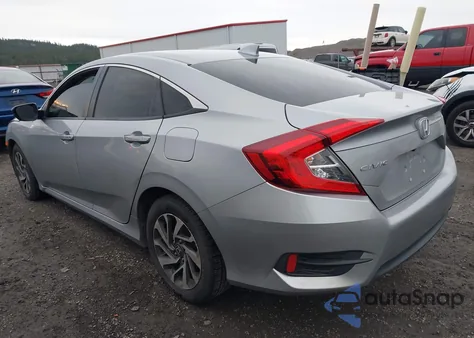 2017 Honda Civic Ex из США, поврежденный, VIN 2HGFC2F75HH513691